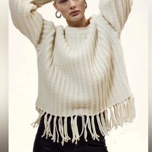 H&M Fringed Sweater